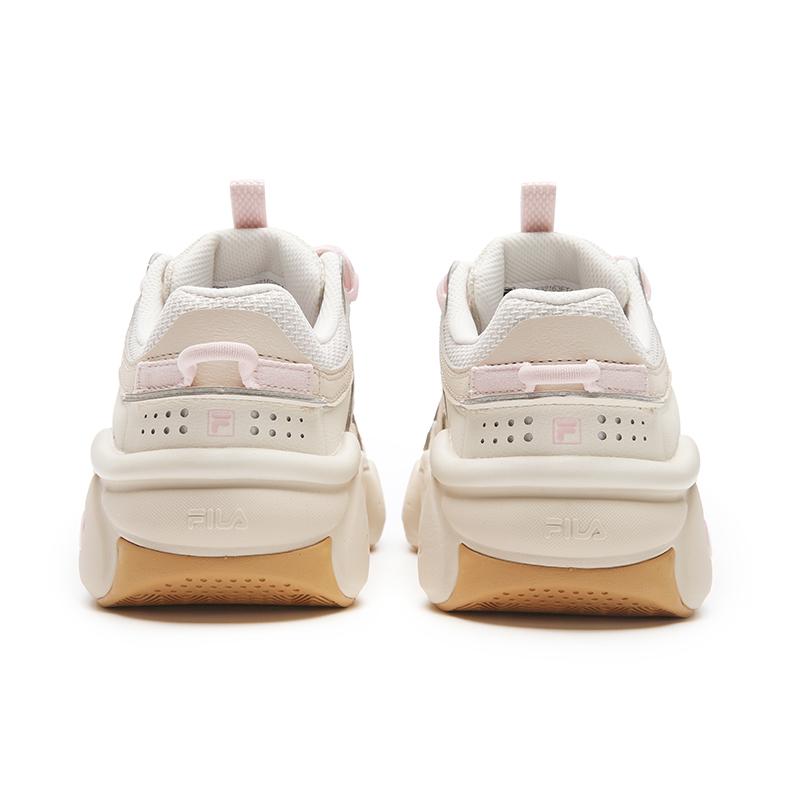 FILA Panini Soft Comfortable Shock Absorption Wrap Low Top Casual Shoes Women sneaker Beige F12W532163FTA
