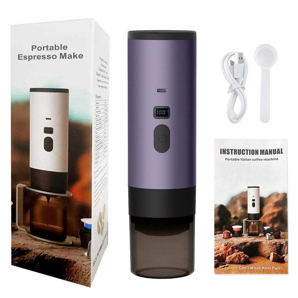 Germany 2025 Rechargeable Wireless Portable Capsule Coffee Machine for Home