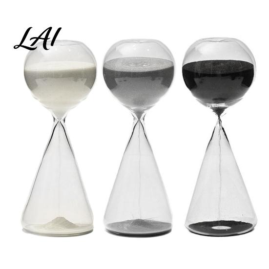 Sand Timer Decor Hourglass Ornaments 15 Min Timer Nordic Minimalist Office Desk Home Decor Artistic Glass Desktop Gift Stress Relief