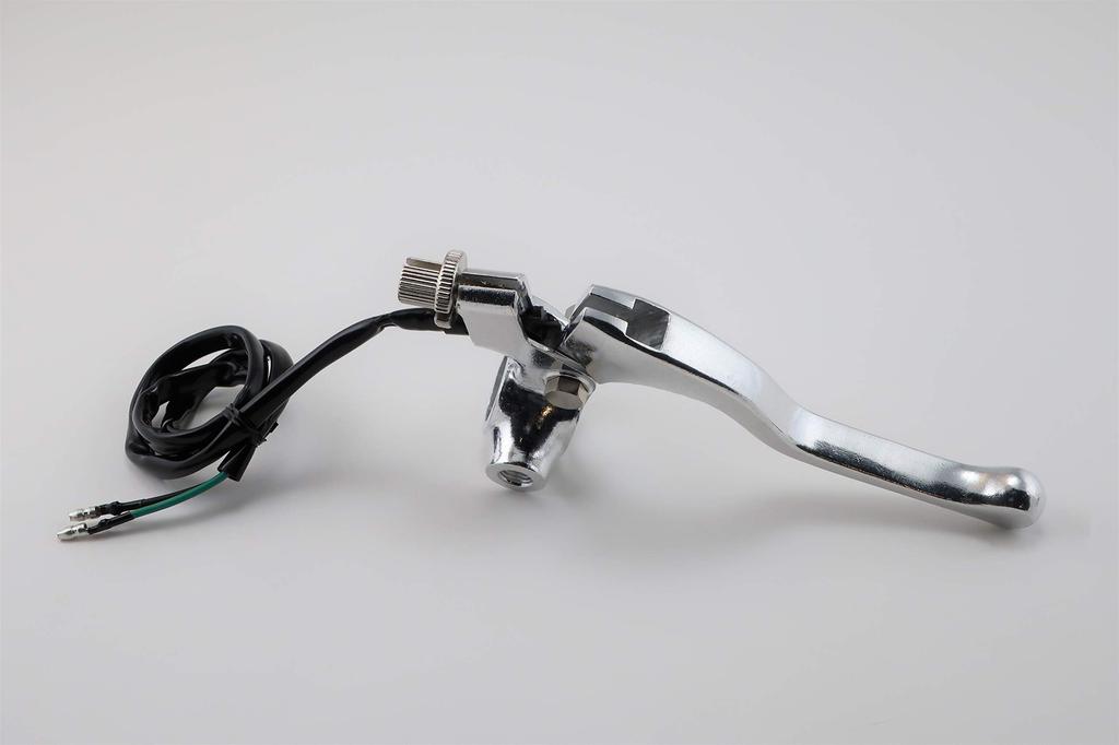 KITACO Right Lever Holder Set Holder Monkey Silver & (Short/Mirror Included) Etc. 525-0701101