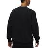 Jordan Flight Fleece Logo Dünnes Fleece Rundhals Sport-Sweatshirt Herren Sweatshirt Schwarz FV7260-010