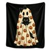 Halloween Throw Blanket Single-Sided Print Decor 70 cm for Bed Sofa