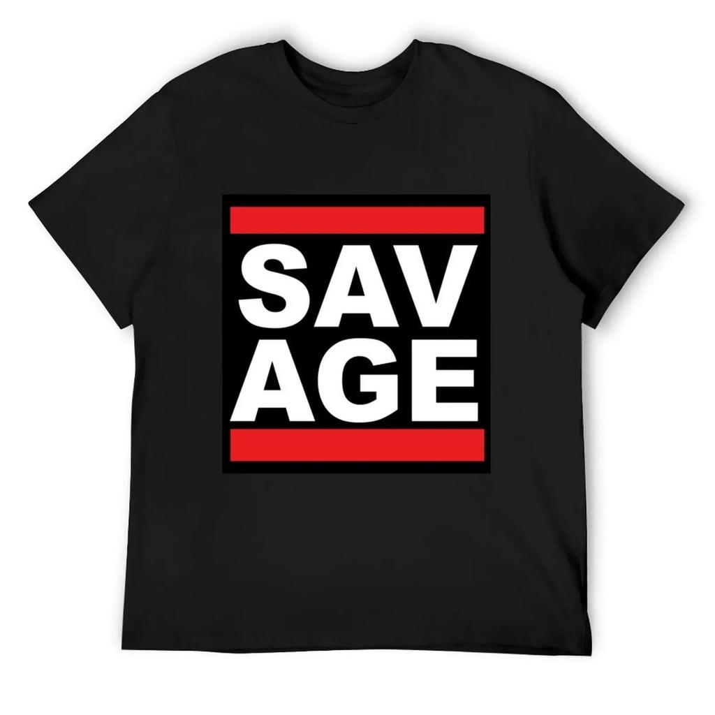 SAVAGE T-Shirt Blouse croswit shirt man sweat vintage clothes big and tall t shirts for men