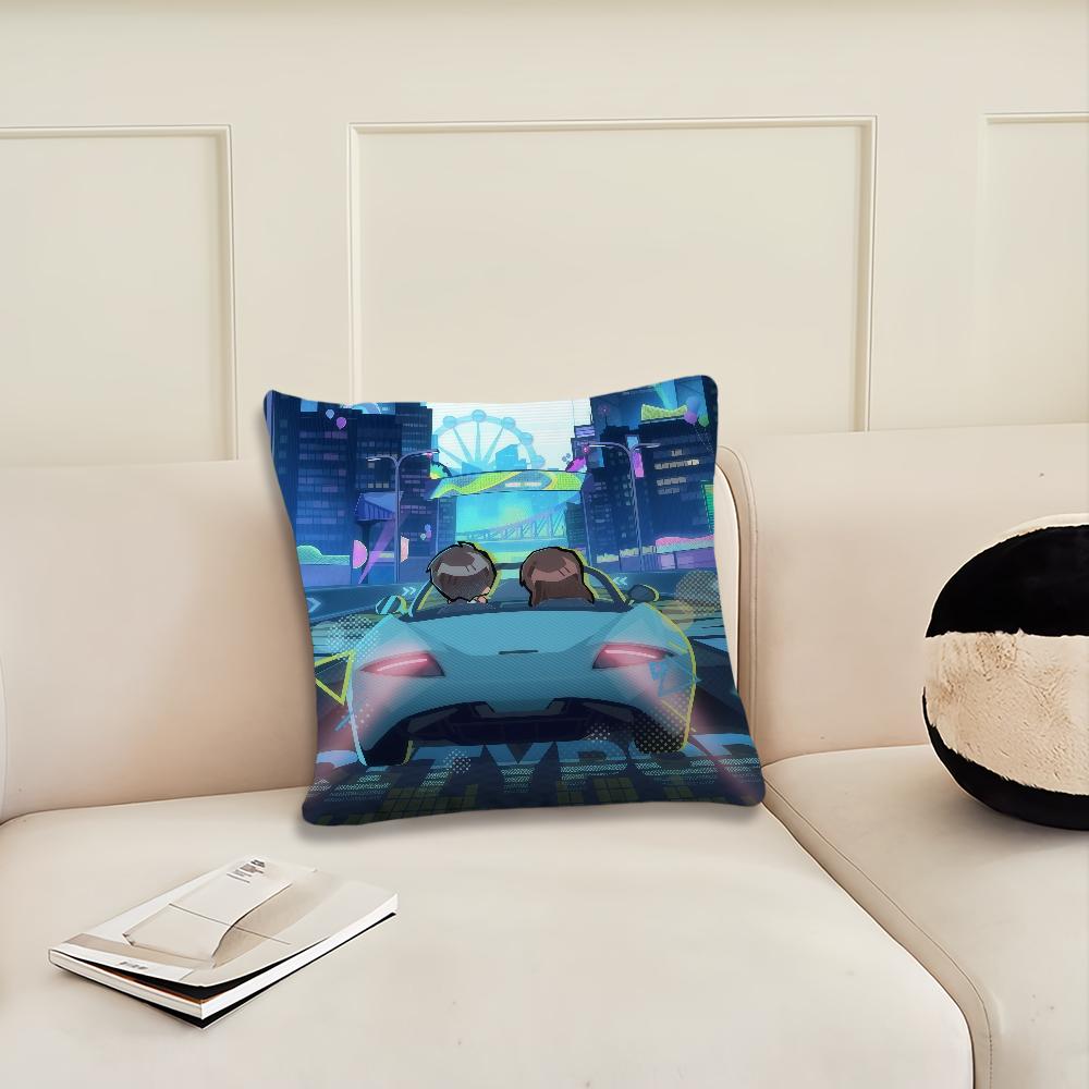 Love and Deepspace Game F Cushion Cover Pillow Cover Decoration Room Home Sofa Living Office Car Nordic Simplicity