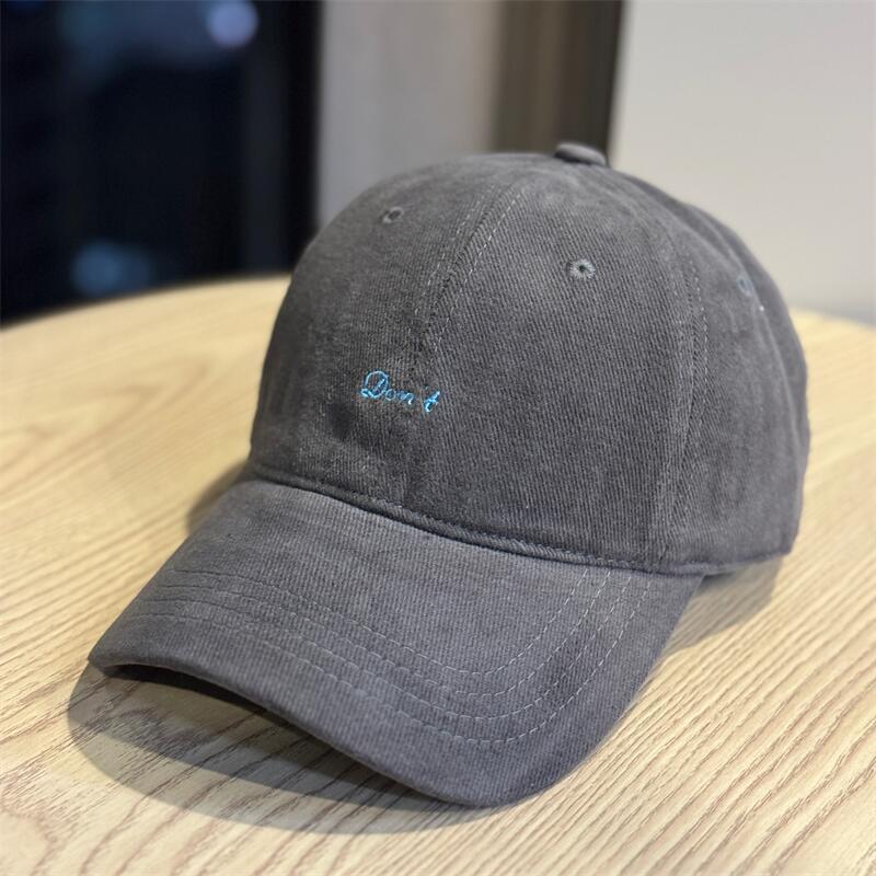 Autumn simple casual letter embroidery cap soft top baseball cap men and women daily travel visor tide