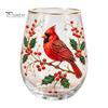 Blumenmuster Glasbecher Morgen-Teetasse, Kolibri-Blumenbecher mit Goldrand, Natur-Motiv Glasware für Kaffee Saft Wein Heiß Kalt
