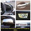 Car Door Handle / Rearview Mirror / Front Fog Light Cover Trim ABS Accessories For Great Wall Cannon GWM Poer Kiong