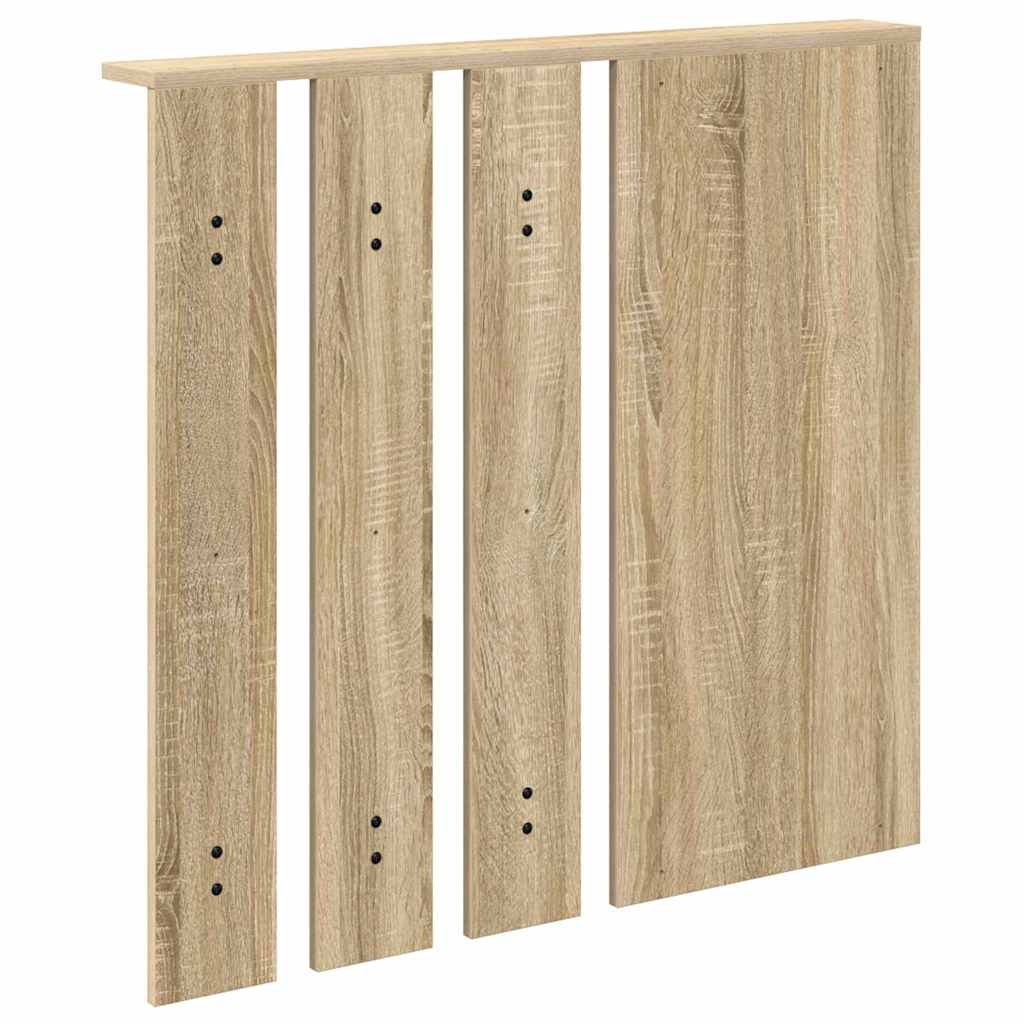 Wall Mounted Coat Rack in Sonoma Oak 84 x 10 x 80 cm