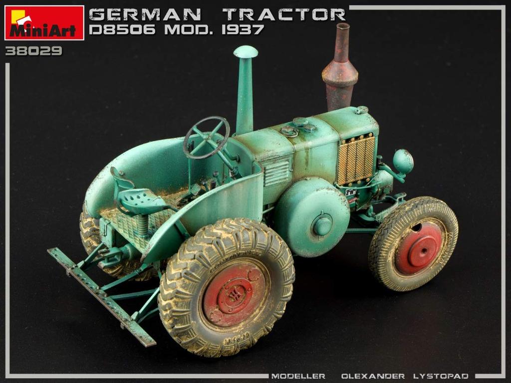 Miniart German Tractor D8506 1937 Plastic Model MA38029 1/35