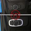 for Ford Focus 4 MK4 -2022 Car Headlight Switch Knob Panel Decorative Sequins Cover Trim Sticker