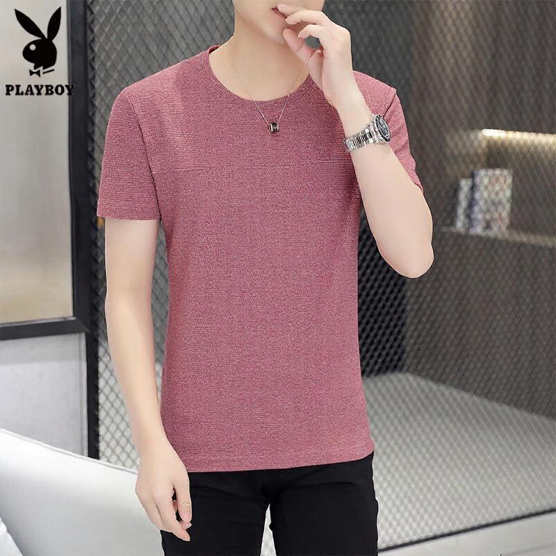 PLAYBOY Men s Short Sleeve Cotton Blend T-shirt 3XL