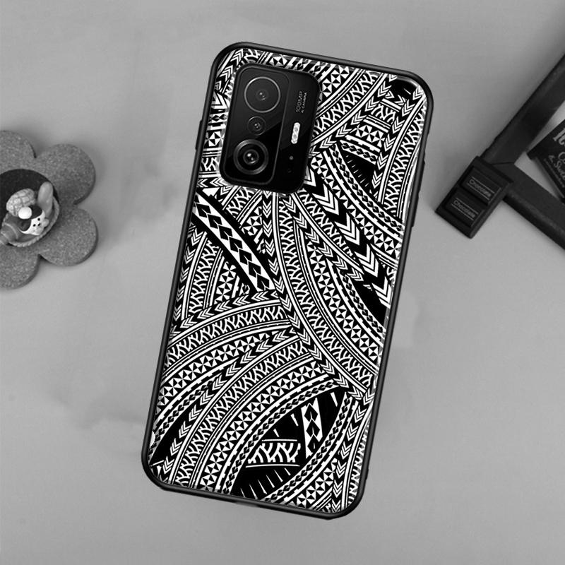 Maori Tribal Samoan Polynesian Case For Xiaomi 13 14 Ultra 11T 12T 13T 14T Pro POCO X7 Pro X3 X5 X6 F3 F5 F6 M6 Pro Cover