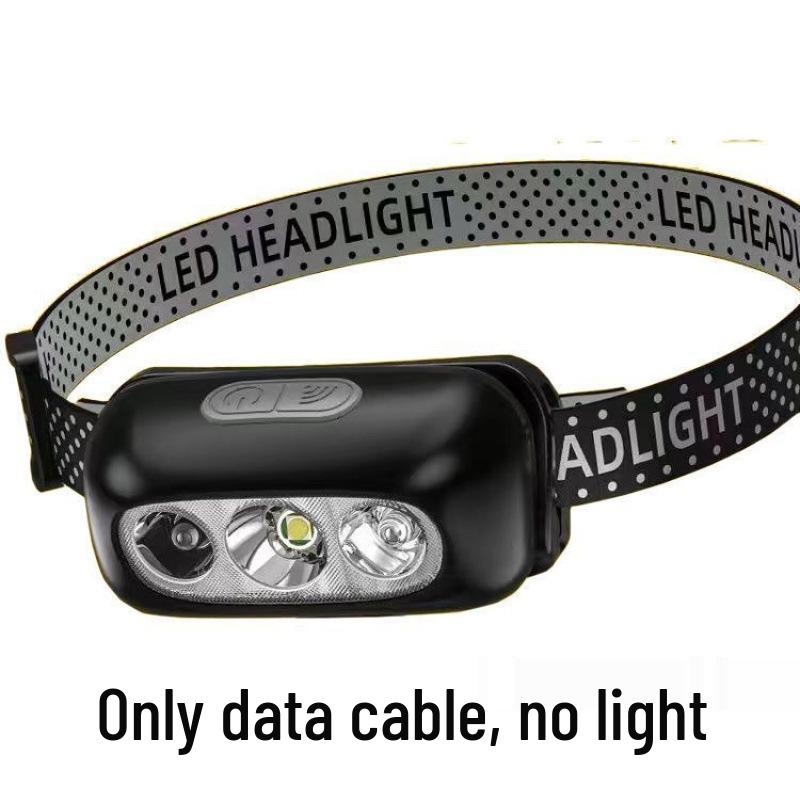 Ultra Bright Rechargeable Headlamp for Fishing with Long Battery Life and Induction Sensor