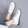 European American Lace Up Short Boots  Autumn And Winter New Solid Color Simple Flat Casual Women'S Shoes Platform Sneaker