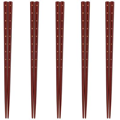 Happy Set of Made In PID2940 J-kitchens Chopsticks, 5, Material Wood, Chopsticks, Japan,