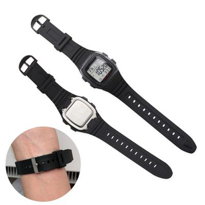 Glatte Oberfläche, austauschbares, ausgezeichnetes Silikon-Armbanduhrarmband für Casio W-96H