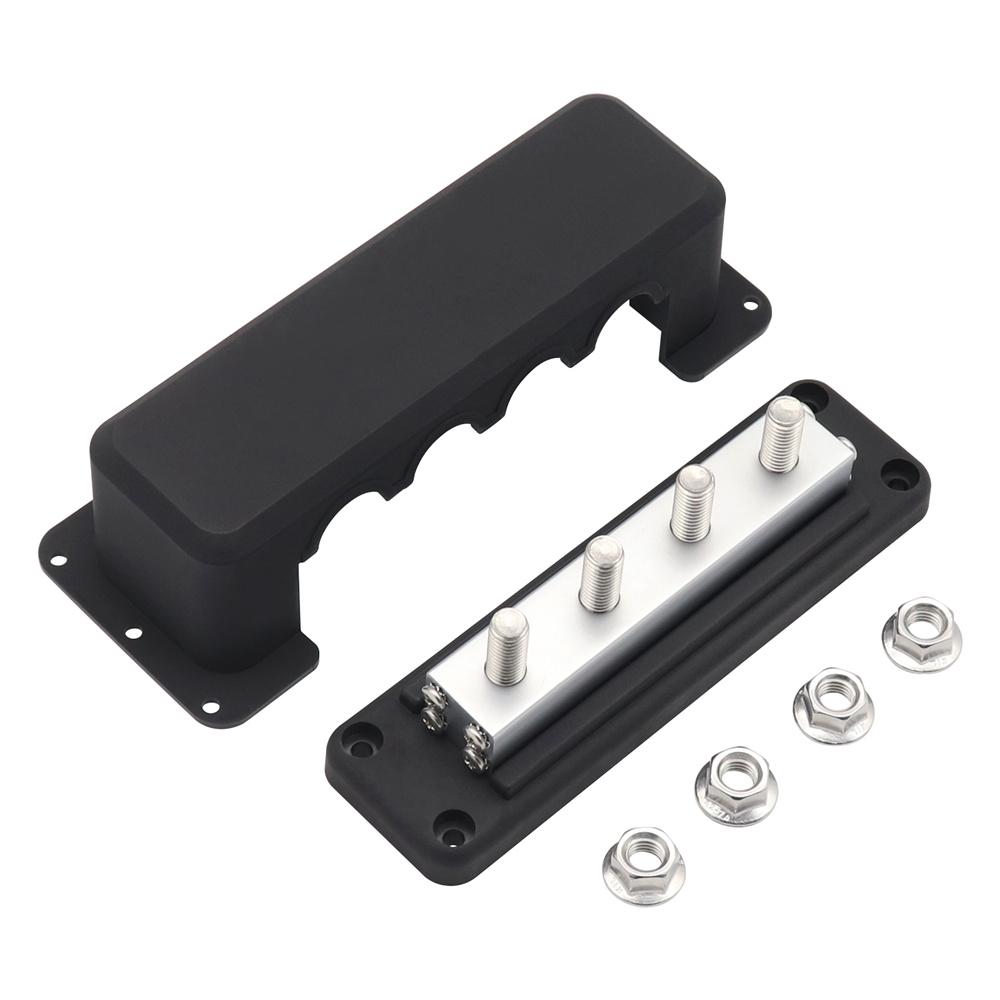 High Current 4*3/8"Bus Bar  Electric Terminal Board 600A  4x10mm For Marine RV