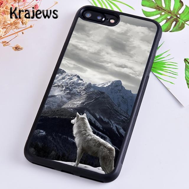 Howl of A Wolf Under The Moon pattern Phone Case Cover For iPhone 17 Air 16 15 14 plus 12 13 pro max