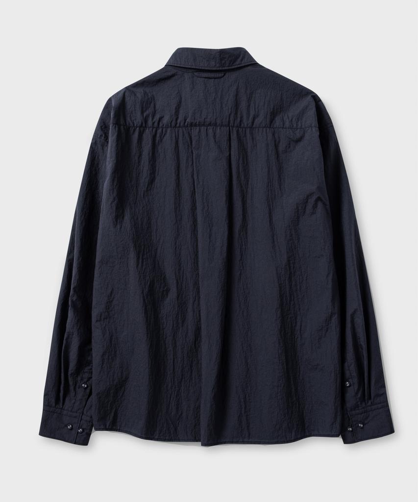 NONBLANK Windbreaker Shirt_Dark Navy