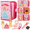 Princess Busy Board Montessori Toy Kit Kids Educational Activity Developing Sensory Board Travel Portable Fun Learning Toy Book
