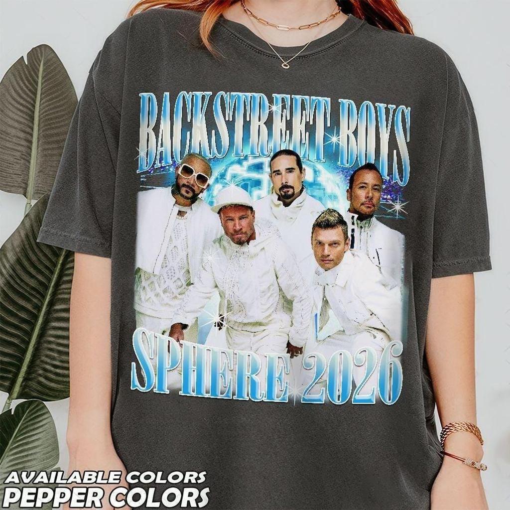 Backstreet Boys 2026 Las Vegas Concert Tee, BSB Reunion Tour Comfort Color Shirt