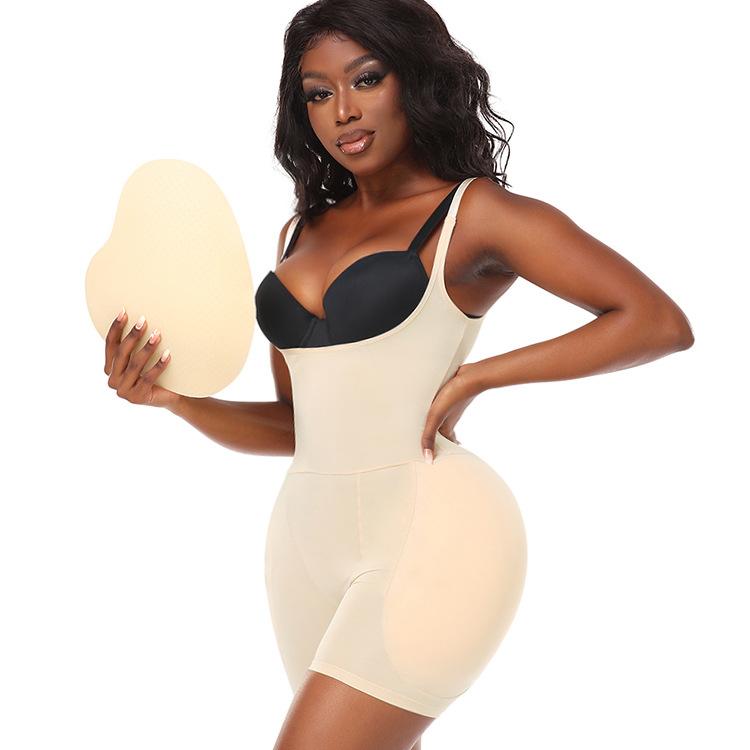 Thickened Padded Hip & Butt Enhancer Bodysuit, Tummy Control Full Body Shaper