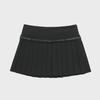 Women's Autumn 2024 High Waist Three-Color Pleated Skirt Pants - European and American Fashion Style