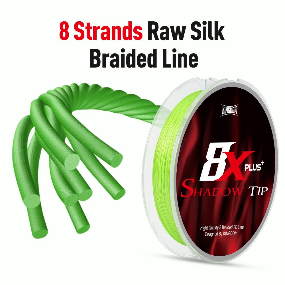 Kingdom Fishing Lines 8 Stränge geflochtene PE-Leine, supersteif und stark, 150 m, 300 m