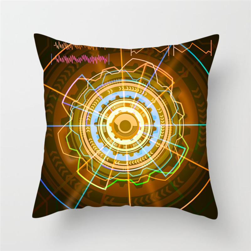 Cartoon Astronaut Rocket Spaceship Sofa Home Bedroom Decoration Pillowcase Kids Room Space Theme Cushion Cover