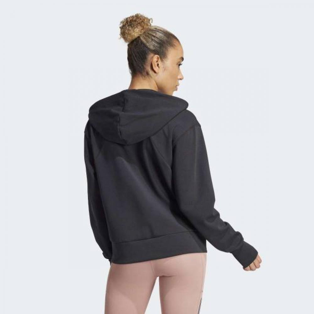 AdidaS Women S Training Zip SweatShirt Black D4t Full Zip