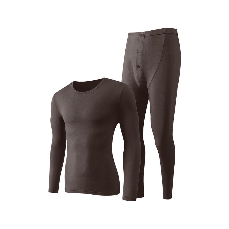 Modal Men's Thermal Underwear Set: Light & Warm Base Layer for Autumn/Winter.