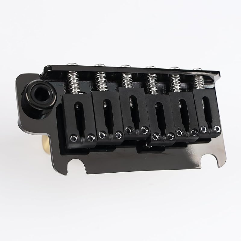 2-точечный бридж для электрогитары 10,8 мм Тремоло бридж с латунным блоком и стальными седлами Детали для электрогитары для 6-струнной Start Stratocaster Хром