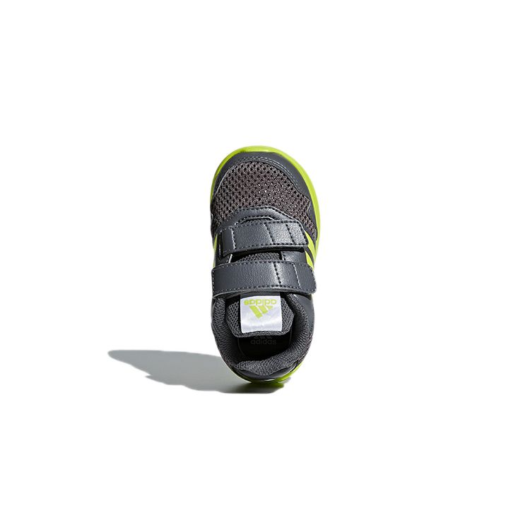Adidas Altarun Cf I Velcro Non-Slip Durable Low-Top Walking Shoes Baby Shoes Gray Yellow CQ0025