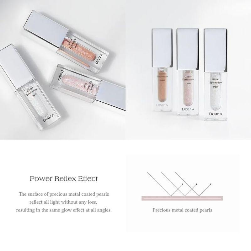 Dear.A - Vegan Glitter Eyeshadow - 3 Colors