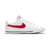 Nike Court Legacy Casual Slip-Resistant Shock-Absorbing Durable Low-Top Kids Skate Shoes Kids sneaker White Red DA5381-105