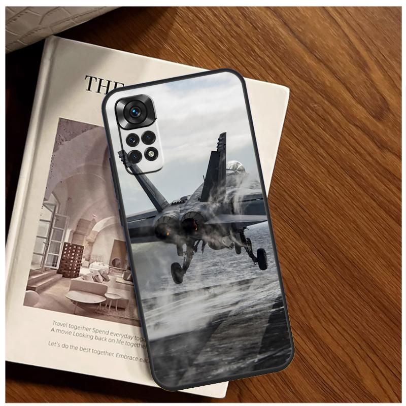 Fighting Plane Aircraft Case For Xiaomi Redmi Note 12 10 9 11 13 Pro Plus 12S 10S 11S 9S Redmi 13C 10C 9C 12C Cover
