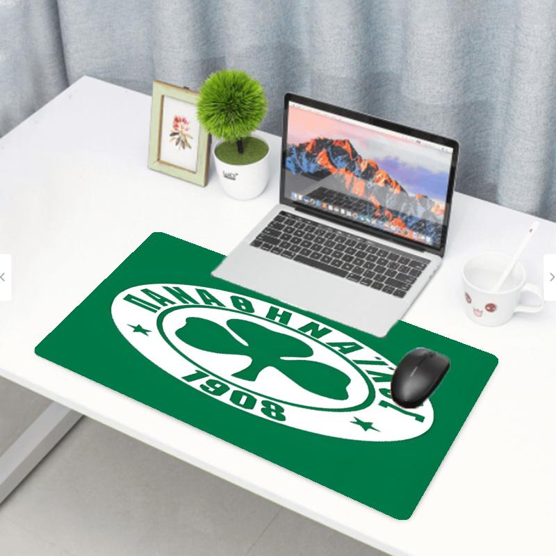 Panathinaikos FC Print Mouse Pad, Anti‑Slip Desktop keyboard Mat, for PC Laptop Gaming Working Daily Use, Cool Festival Birthday Gift