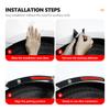cycr3 For Skoda Carbon Fiber Car Wheel Eyebrow Fender Sticker Reflective Strips Warning Protector Strip Octavia Superb RAPID FABIA