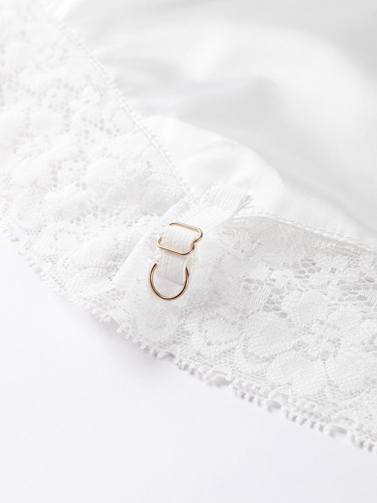 Jupe courte en dentelle irrégulière feuille de lotus pour femme Jupe-culotte polyvalente à la mode pour femme Nouveau modèle 2026