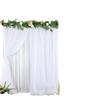 Outdoor Wedding Arch and Chair Mesh Decoration