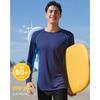 CHARMLEAKS Mens UPF 50+ Long Sleeve Rash Vest Quick Dry Rash Guards Surfing Swim Shirt