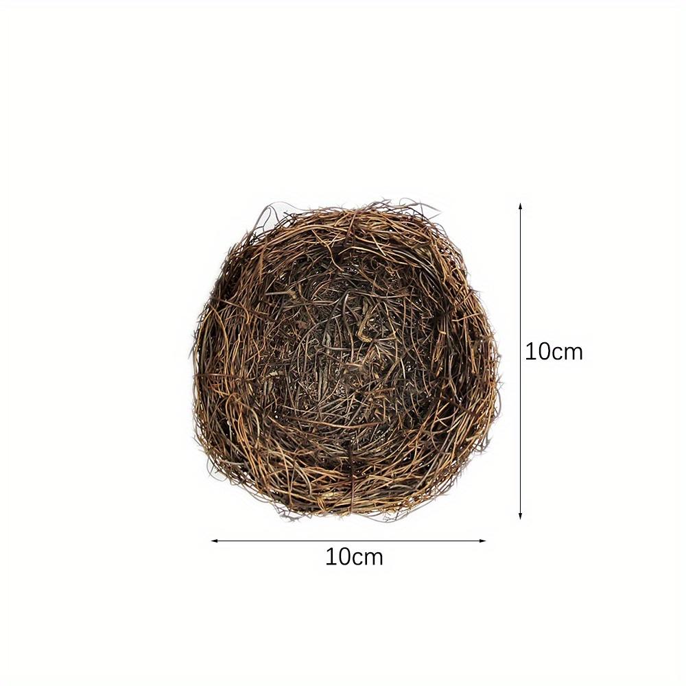 Easter Artificial Bird Nest Easter Eggs Natural Rattan Nest Eggs Storage Easter Decoration Diy Craft Supplies
