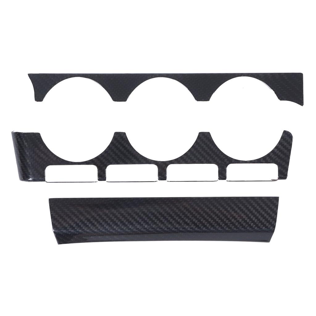 Air Conditioning Switch Panel Trim Cover Real Carbon Fiber Replacement for Subaru BRZ ZN8 ZD8 2022+