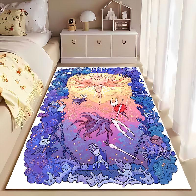 "Hollow Knight Fantasy Scene Carpet" Suitable As a Non-slip Mat for the Living Room or Bedroom Sofa