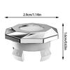 Set of 3 Sturdy ABS Materials Sink Overflows Covers for Home And Hotel Bathrooms Elegant Color Quick Installation