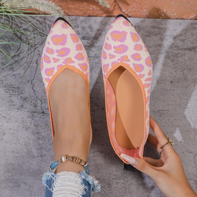 2024 Hot Sale Ladies Shoes Shallow Women's Flats Fashion Color Matching Daily Flats Women New Plus Size Flat Low Heels Zapatos