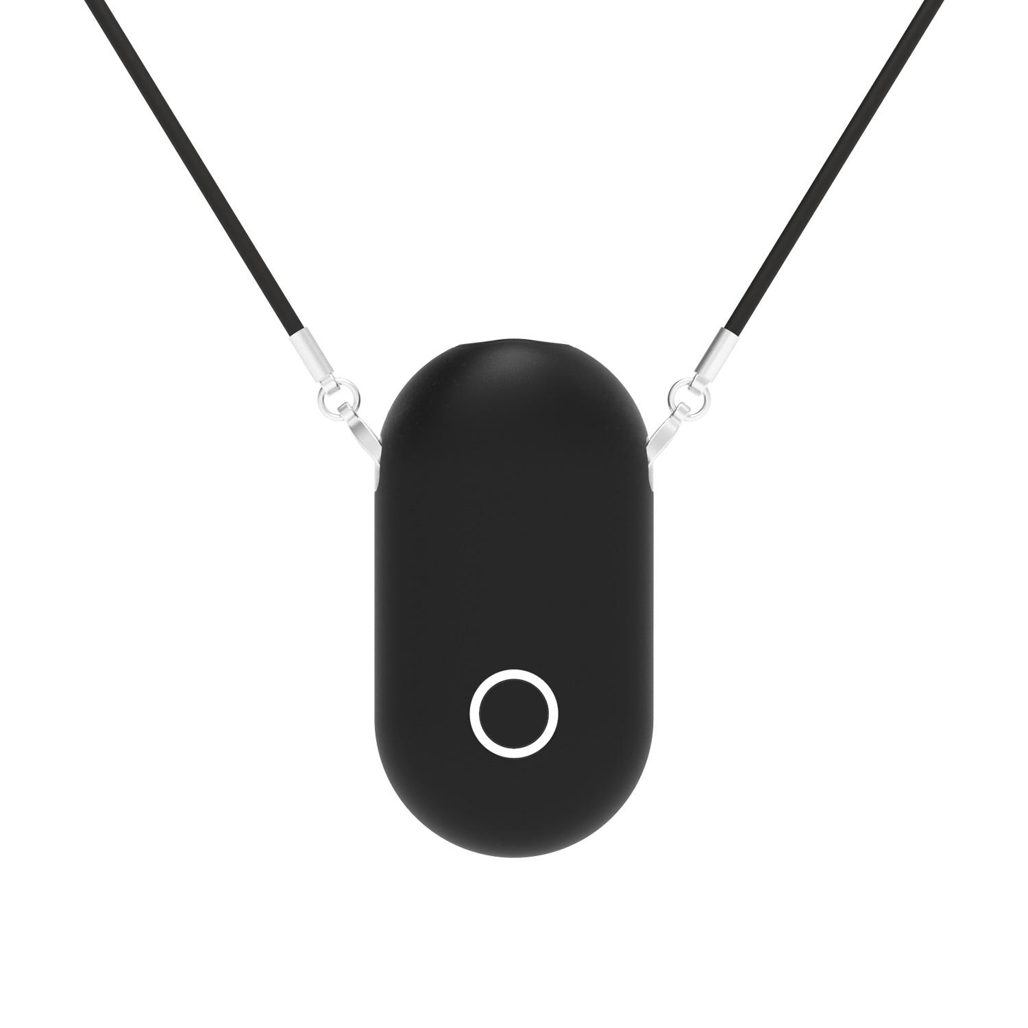 In Stock OEM Mini Neck Anion Air Cleaner Smart Ionic Personal Portable Necklace Wearable Air Purifier Gift Box чёрный