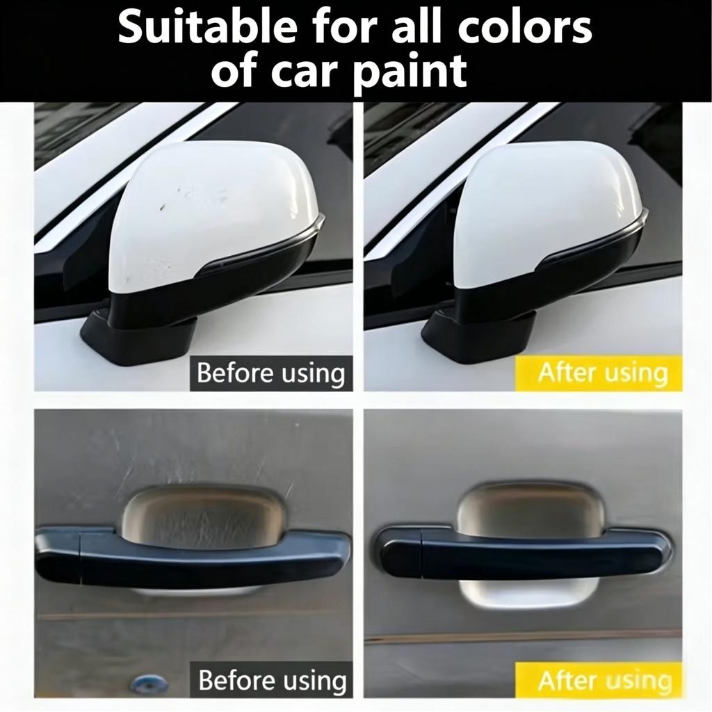 Car Scratch Repair Wax- Effective Paint Scratch & Swirl Remover, Auto Body Polishing Compound, Restores Shine