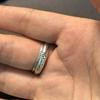 Niche Simple Fish Shaped Ring Distressed Gold Vintage Adjustable Ring Silver Alloy Retro Open Ring Unisex