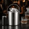 Double Walled Ice Bucket with Cover With Lid Insulated Ice Bucket Double Walled Ice Bucket  Bar